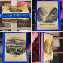 Load image into Gallery viewer, Rills from the river of life : the Christian's closet book : containing a text of scripture and a brief commentary for every day in the year. >>MINIATURE BOOK<<. Publication Date: 1872 CONDITION: VERY GOOD