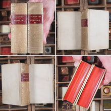 Load image into Gallery viewer, Sacchetti, Franco. Novelle cittadino fiorentino. G. Barbera, editore. Firenze. 1860. >>MINIATURE BOOKS WITH OCCULT ASSOCIATION IN GOTHIC BOOKCASE<<