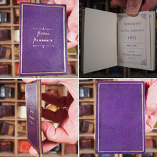 Load image into Gallery viewer, Renshaw's Royal Almanack for 1871. >>RARE ROYAL MINIATURE ALMANAC<< Publication Date: 1870 CONDITION: NEAR FINE