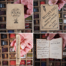 Load image into Gallery viewer, Mellin's Atlas of the World. >>RARE MINIATURE ATLAS<< Publication Date: 1894 CONDITION: VERY GOOD