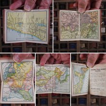 Load image into Gallery viewer, Mellin's Atlas of the World. >>RARE MINIATURE ATLAS<< Publication Date: 1894 CONDITION: VERY GOOD