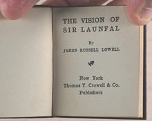 Load image into Gallery viewer, Miniature Series boxed set 10 finely bound miniature books. Oscar Wilde; Oliver Goldsmith; Thomas Gray; Edgar A. Poe; Rudyard Kipling; Omar Khayyam; John G. Whittier; Elizabeth B. Browning; Oliver Goldsmith; James R. Lowell. Thomas Y. Crowell Co. N.Y.1911