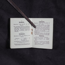 Load image into Gallery viewer, Cook, Thomas. Table of Foreign Moneys, shewing approximate value in sterling. Cook, Thomas & Son. Ludgate Circus. London. 1897