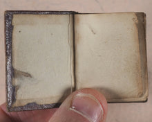 Load image into Gallery viewer, Bible in Miniature or a Concise History of Both Testaments. McDowall, T. & W. Edinburgh. Circa 1845.>>Miniature Scottish Thumb-Bible with rare green title-page<<