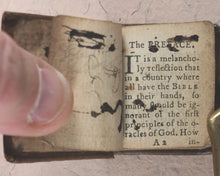 Load image into Gallery viewer, Bible in Miniature or a concise history of the Old & New Testaments. London printed. Circa 1795.