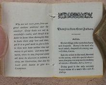 Load image into Gallery viewer, Crowther, Alice. Golden Thoughts from great authors. Frederick A. Stokes Company. New York. Circa 1900.