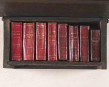 Load image into Gallery viewer, Miniature Historic Library,  in Eight volumes. Early illustrated miniature children's books in oak chest. Alfred Mills. Darton and Harvey. London. 1807-