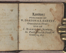 Load image into Gallery viewer, Miniature Historic Library,  in Eight volumes. Early illustrated miniature children's books in oak chest. Alfred Mills. Darton and Harvey. London. 1807-