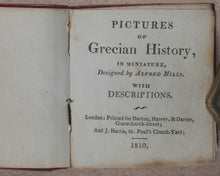 Load image into Gallery viewer, Miniature Historic Library,  in Eight volumes. Early illustrated miniature children's books in oak chest. Alfred Mills. Darton and Harvey. London. 1807-