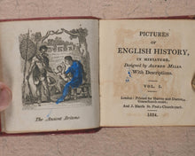 Load image into Gallery viewer, Miniature Historic Library,  in Eight volumes. Early illustrated miniature children's books in oak chest. Alfred Mills. Darton and Harvey. London. 1807-