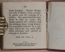 Load image into Gallery viewer, Miniature Historic Library,  in Eight volumes. Early illustrated miniature children's books in oak chest. Alfred Mills. Darton and Harvey. London. 1807-
