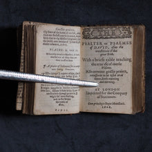 Load image into Gallery viewer, Bèze, Théodore de. Psalter or Psalmes of Dauid : after the translation of the great Bible, pointed as it shall be said or sung in churches: with the morning & euening praier. Company of Stationers. London. 1606.