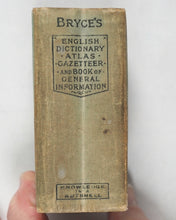 Load image into Gallery viewer, Bryce, David & Son. Glasgow. Advertising. Knowledge in a Nutshell. Bryce's Pearl English Dictionary/Atlas of the world/Gazetter of the world/book of general information. Pears promo. Circa 1904.