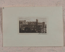 Load image into Gallery viewer, Willis, Frank (1865-1932). Original Set of Signed Artist's India Proof Miniature Line Engravings for H.M.Queen Mary. Willis, Frank (1865-1932). Whitstable, Kent. 1923.