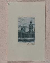 Load image into Gallery viewer, Willis, Frank (1865-1932). Original Set of Signed Artist's India Proof Miniature Line Engravings for H.M.Queen Mary. Willis, Frank (1865-1932). Whitstable, Kent. 1923.