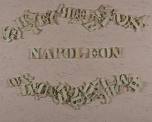 Load image into Gallery viewer, Alphabet. Miniature letters of the Alphabet - hand-carved. Circa 1812.