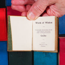 Load image into Gallery viewer, Goethe, Johann Wolfgang.Words of Wisdom. Passages Selected from the Prose Writings and Conversations of Goethe. Hills & Co. Ye St. Luke's Press. London. Circa 1910.