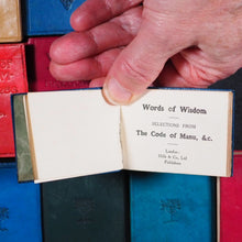 Load image into Gallery viewer, Words of Wisdom. Selections from the Code of Manu, Hills & Co. Ye St. Luke's Press. London. Circa 1920.