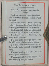Load image into Gallery viewer, Imitation of Christ. Thomas a Kempis. Odd minutes with the Imitation of Christ. Selections by Dr Lindsay. Bryce, David & Son. Glasgow. Circa 1890.
