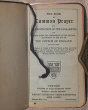 Load image into Gallery viewer, Church of England. Book of Common Prayer and Administration of the Sacraments. Oxford University Press. Henry Frowde. Oxford and London. Circa 1898.