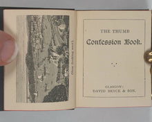 Load image into Gallery viewer, Thumb Confession book. Bryce, David & Son. Glasgow. 1892.
