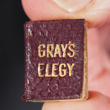 Load image into Gallery viewer, Gray, Thomas. Elegy in a Country Churchyard. Bryce, David & Son. Glasgow. 1911. 96 printed pages. Partially unopened and likely the only partially unopened example extant.