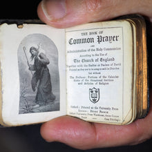 Load image into Gallery viewer, Book of Common Prayer and Administration of the Holy Communion According to the Use of the Church of England. Oxford University Press Warehouse, Amen Corner. Henry Frowde. London. 1898. Silver plaque.