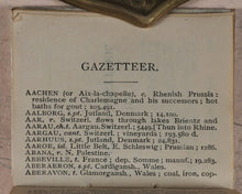 Load image into Gallery viewer, Bryce's Thumb Gazetteer of the World. Comprising the Most Recent Statistical Information and Notices of the Most Important Historical Events Associated with the Places Named, also the Last Census. Bryce, David & Son. Glasgow. 1893