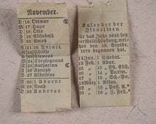 Load image into Gallery viewer, Almanach 1879. Germany. Novel brass folding case.