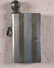 Load image into Gallery viewer, Art Deco 'blook'. Book pattern pencil holder. Circa 1920.