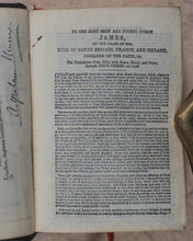Load image into Gallery viewer, Holy Bible containing the Old and New testaments. Translated out of the Original Tongues. Printed by Authority. David and Son. Glasgow. 1901. Burns bible, with his family register.