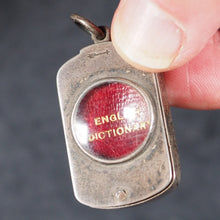 Load image into Gallery viewer, Smallest English Dictionary in the World. Comprising: besides the ordinary & newest words in the language, short explanations of a large number of scientific, philosophical, literary & technical terms. Bryce, David & Son. Glasgow. 1893. SILVER LOCKET