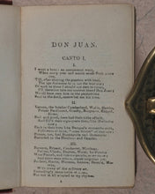 Load image into Gallery viewer, Byron, George Gordon Noël. Don Juan in 16 Cantos. Cornish & Co. 126 Newgate St.London. Circa 1845.