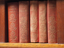Load image into Gallery viewer, 28 Shakespeare Plays and Poems on a unique revolving bookcase. Ellen Terry edition. David Bryce and Son. Glasgow. 1904.