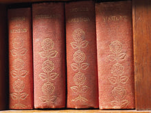 Load image into Gallery viewer, 28 Shakespeare Plays and Poems on a unique revolving bookcase. Ellen Terry edition. David Bryce and Son. Glasgow. 1904.