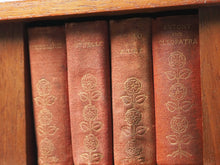 Load image into Gallery viewer, 28 Shakespeare Plays and Poems on a unique revolving bookcase. Ellen Terry edition. David Bryce and Son. Glasgow. 1904.