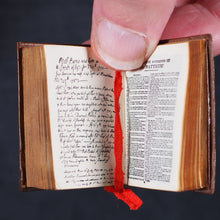 Load image into Gallery viewer, Holy Bible containing Old and New testaments Bryce, David & Son. Glasgow. 1901. Burns Bible with original mauchline Clanranald tartanware box