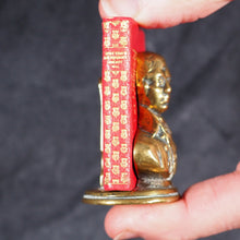 Load image into Gallery viewer, Burns, Robert. Cottar's Saturday Night and other poems. Bryce, David & Son. Glasgow. 1907. Complete with original brass book holder bust of Burns.