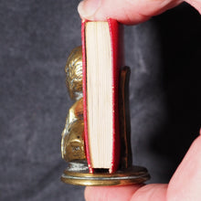 Load image into Gallery viewer, Burns, Robert. Cottar's Saturday Night and other poems. Bryce, David & Son. Glasgow. 1907. Complete with original brass book holder bust of Burns.