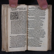 Load image into Gallery viewer, Martialis, Marcus Valerius (38-104 AD). Martialis, ex novissima viri cuiusdam sane eruditissimi recognitione castigatior quam unquam antea factus. Stagnini , Bernardini de Tridino Montisferrati. Venice. 1531.