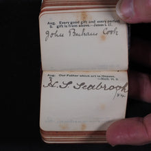 Load image into Gallery viewer, Thumb Birthday Text Book of short verses from the bible. Bryce, David & Son Glasgow. 1894.