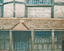 Load image into Gallery viewer, Shakespeare's House. Ulster Stationery Company. Containing Illustrated Pocket Shakespeare. Bryce, David & Son. Glasgow. 1886.