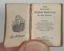 Load image into Gallery viewer, Bryce, David & Son. Glasgow. Advertising. Smallest English Dictionary in the World. Pearsons promotional. Circa 1896.