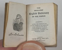 Load image into Gallery viewer, Bryce, David & Son. Glasgow. Advertising. Smallest English Dictionary in the World. Pears promotional. Circa 1896.