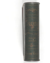 Load image into Gallery viewer, Préférée Bonbon Dispenser. Shaped as a Miniature Leather Bound Book. France. Circa 1910.