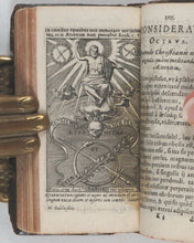 Load image into Gallery viewer, Drexel, Jeremias. De aeternitate: considerationes coram ser'mo vtriusq Bavariae Duce ... Electore Maximiliano et ser'ma coniuge Elisabetha explicatae. Editio undecima Monacens. Leyssery, Formis Cornelý. Electoralis Typographi. Monachii. 1629.