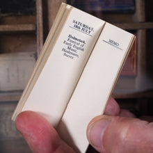 Load image into Gallery viewer, Queen Elizabeth ii. E.R. Coronation Souvenir Memo Book. >>MINIATURE "FINGER" CORONATION SOUVENIR<< Publication Date: 1953 CONDITION: VERY GOOD