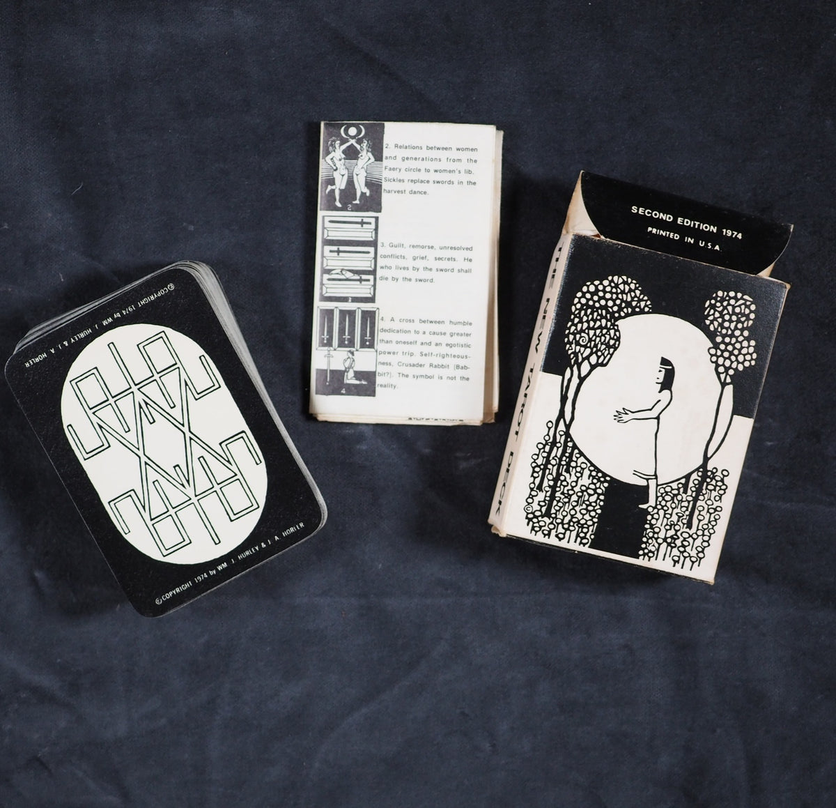 【超希少・正規品】The New Tarot Deck 完売品 激レア New Tarot Deck. Second edition 1975. By William J. Hurley, Rae