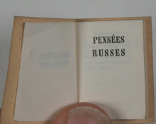 Load image into Gallery viewer, Pensées Russes. Kundig, Andrée. Genève. 1969.