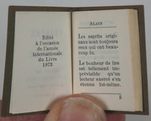 Load image into Gallery viewer, Pensées sur le livre. Kundig, Andrée. Genève. 1972.